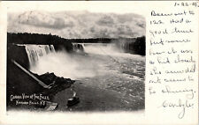 Niagara Falls General View Of The Falls Black & White Postcard C-1905  picture