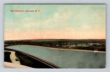 Syracuse NY-New York, New Reservoir, c1914 Vintage Souvenir Postcard picture