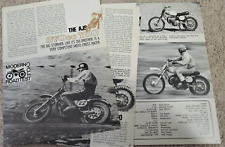 1971 AJS 370 Y50 6 page test  print ad with Specs picture