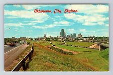 Oklahoma City OK-Oklahoma, Scenic Skyline View, Vintage Postcard picture