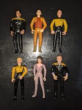 Star Trek The Next Generation Vintage 90's Action Figures Lot Deanna Troi Geordi picture