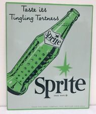 Vintage Reproduction Soda pop Sprite  Mancave Sign picture