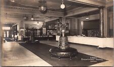 Real Photo Postcard Lobby at Stratford Hotel in Chicago, Illinois picture