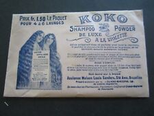 Old Vintage - KOKO Shampoo de Luxe a la Violette - ENVELOPE - Full with Product picture