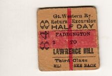 Railway  ticket GWR Lawrence Hill - Paddington picture