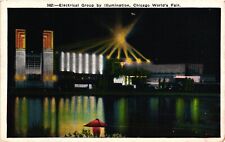Chicago Worlds Fair Postcard Electrical Group by Illumination picture