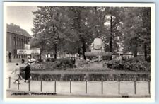 RPPC Leeuwarden Mercury Fountain NETHERLANDS Postcard picture