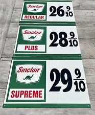 Sinclair gasoline advertising sign rare 3 piece sign vintage reproduction picture