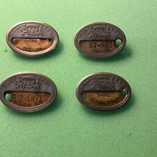 Vintage Fisher Body GM Employee Badges: Chicago, Hamilton, Tecumseh, Willow Run picture