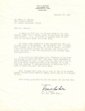 IRA C. EAKER - TYPED LETTER SIGNED 01/18/1965 picture