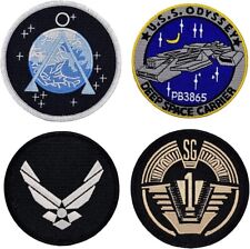 Stargate SG-1 Air Force  Costume Embroidered Patch |4pc Hook Backing  QP96 picture