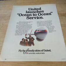 1977 United Airlines Ocean To Ocean Magazine Ad picture