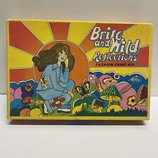 VTG Brite and Wild Reflections Artex Paint Kit Transfers Groovy 1960s 1970s READ picture