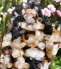 922g Natural Rare Specularite Quartz Crystal Mineral Specimen Mongolia picture