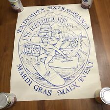 1987 Krewe of Endymion Extravaganza Poster Mardi Gras Main Event 20 X 26 picture