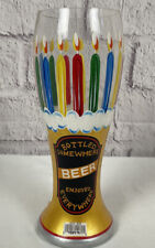 Lolita Birthday Beer Pilsner Glass Painted Candles Gotta Love Beer 22 Ounce picture
