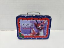 Vintage Rudolph The Red Nosed Reindeer Bubblegum Mini Tin picture