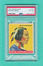 1933 R73 Goudey Indian Gum Card #157 - RUSHING BEAR - Series 216 - PSA 4 - VG-EX picture