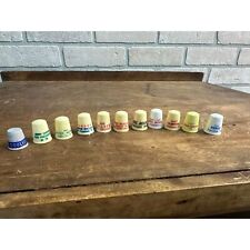 Vintage Lot (11) Presidential Campaign Thimble Collection Coolidge Reagan Carter picture