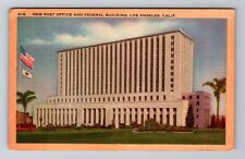 Los Angeles CA-California, Post Office, Federal Building Vintage c1950 Postcard picture