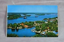  Vtg Postcard Alexandria Bay As Seen From The Air New York picture