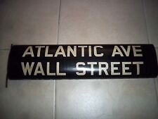 NYC SUBWAY ROLL SIGN WALL STREET FINANCIAL DISTRICT STOCK EXCHANGE ATLANTIC AVE. picture