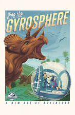 Jurassic World Attraction Poster Print 11x17 Gyrosphere Universal Orlando picture