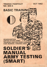 156 Page Oct 1982 BASIC TRAINING SOLDIER'S MANUAL ARMY TESTING SMART on Data CD picture