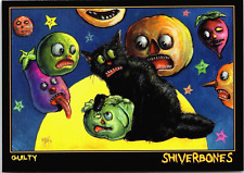 Halloween Trade Card Matthew Kirscht Card No 1 Guilty Shiverbones Cat 2023 picture