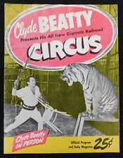 Clyde Beatty Circus Souvenir Program 1955 picture