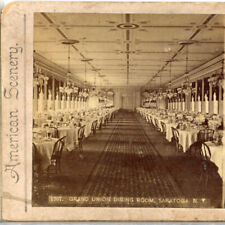 NEW YORK, Saratoga, Grand Union Dining Room--Stereoview O68 picture