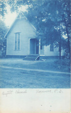 c.1908 RPPC Baptist Church Norwood RI Cyanotype picture