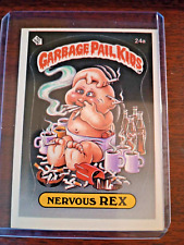 1985 Garbage Pail Kids OS1~Nervous Rex 24a~Not graded/Excellent Condition picture