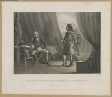 Interview between General Andrew Jackson & William Weatherford,War of 1812 picture