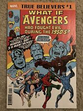 True Believers #1 What If Avengers Had Fought Evil During 1950’s? Marvel 2018 picture