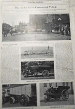 The Motor-driven Commercial Vehicle - Aug. 30, 1913 Scientific American. 4 pages picture