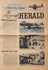Vintage Newspaper 1968 Lake Havasu City Arizona Herald - Mint Condition  picture