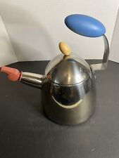 Michael Graves Vintage Stainless Steel Tea Kettle With Whistle Spout picture