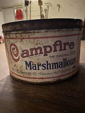 Vintage Campfire Marshmallow 5 Pound Tin picture
