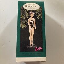 1995 Hallmark Keepsake Ornament Brunette Debut 1959 Barbie Collectors Club-NRFB picture