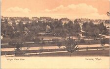 Lithograph Tacoma WA Town View at Wright Park early 1900s picture