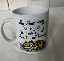 hallmark shoebox greetings coffee cup mug Another mug for my Cat To  drink of- picture