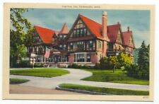 Fairhaven MA Tabitha Inn Linen Postcard Massachusetts picture