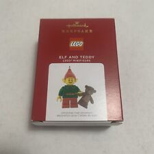 Hallmark Lego Elf and Teddy Keepsake Christmas LEGO Minifigure Ornament 2021 IOB picture