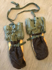 WW2 KOREA 1949 US Army ARTIC Insulated Cold Weather Mittens Gloves SMALL picture