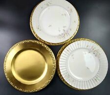 Vintage - Set of 6 - Brass Dinner Plates- Made in India - 12