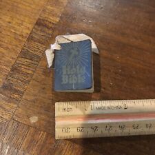 Old Antique Tiny Miniature Book Bible Size Of A Quarter picture