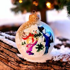Hand Painted Christmas Ornament Kids/Snowman 2.5