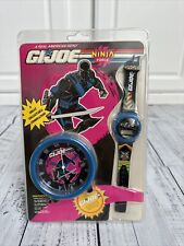 GI Joe Ninja Force Watch & Clock Set By Innovative Time Still Sealed 1993 NOS picture