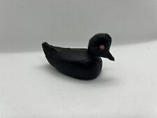 1917 Duck RUSTIC Folk Hand Crafted from Pennsylvania Coal Dust Figurine 2.5